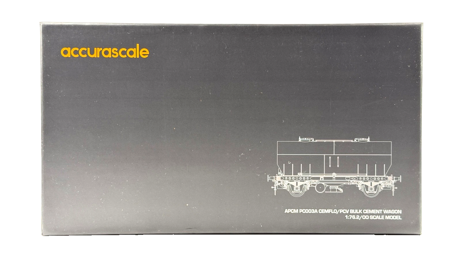 ACCURASCALE OO GAUGE - ACC1056-PCV-G - CEMFLO PCV BULK CEMENT WAGON PRE TOPS