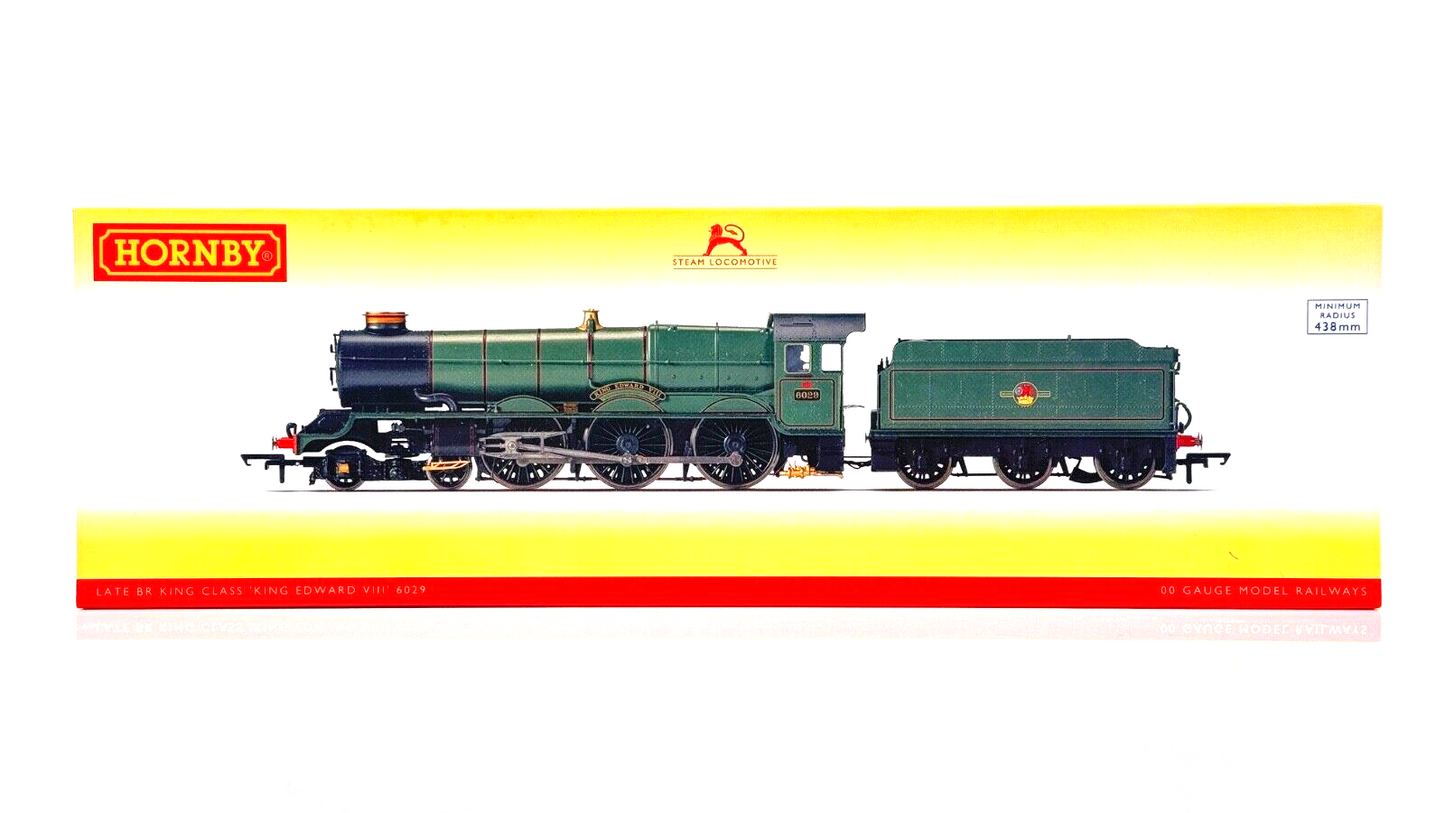 HORNBY 00 GAUGE - R3332 - BR (LATE) KING CLASS 'KING EDWARD VIII' 6029 BOXED