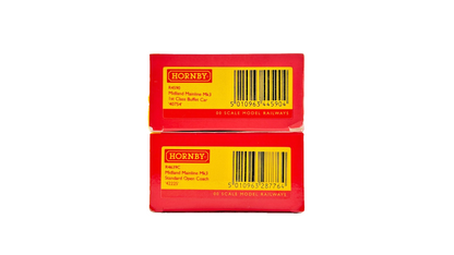 HORNBY OO GAUGE - R4590/R4639C - MIDLAND MAINLINE MK3 BUFFET & STANDARD COACHES