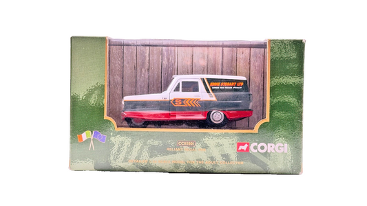 CORGI 1:36 SCALE - CC85801 - EDDIE STOBART LTD RELIANT REGAL VAN BOXED