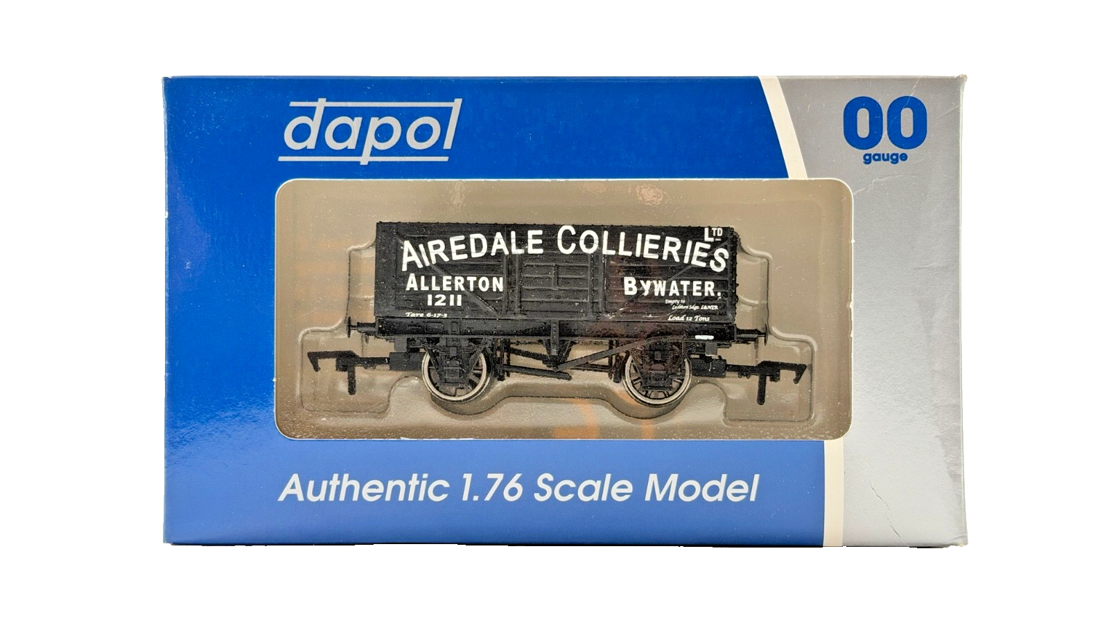 DAPOL 00 GAUGE - AIREDALE COLLIERIES ALLERTON BYWATER WAGON (LIMITED EDITION)