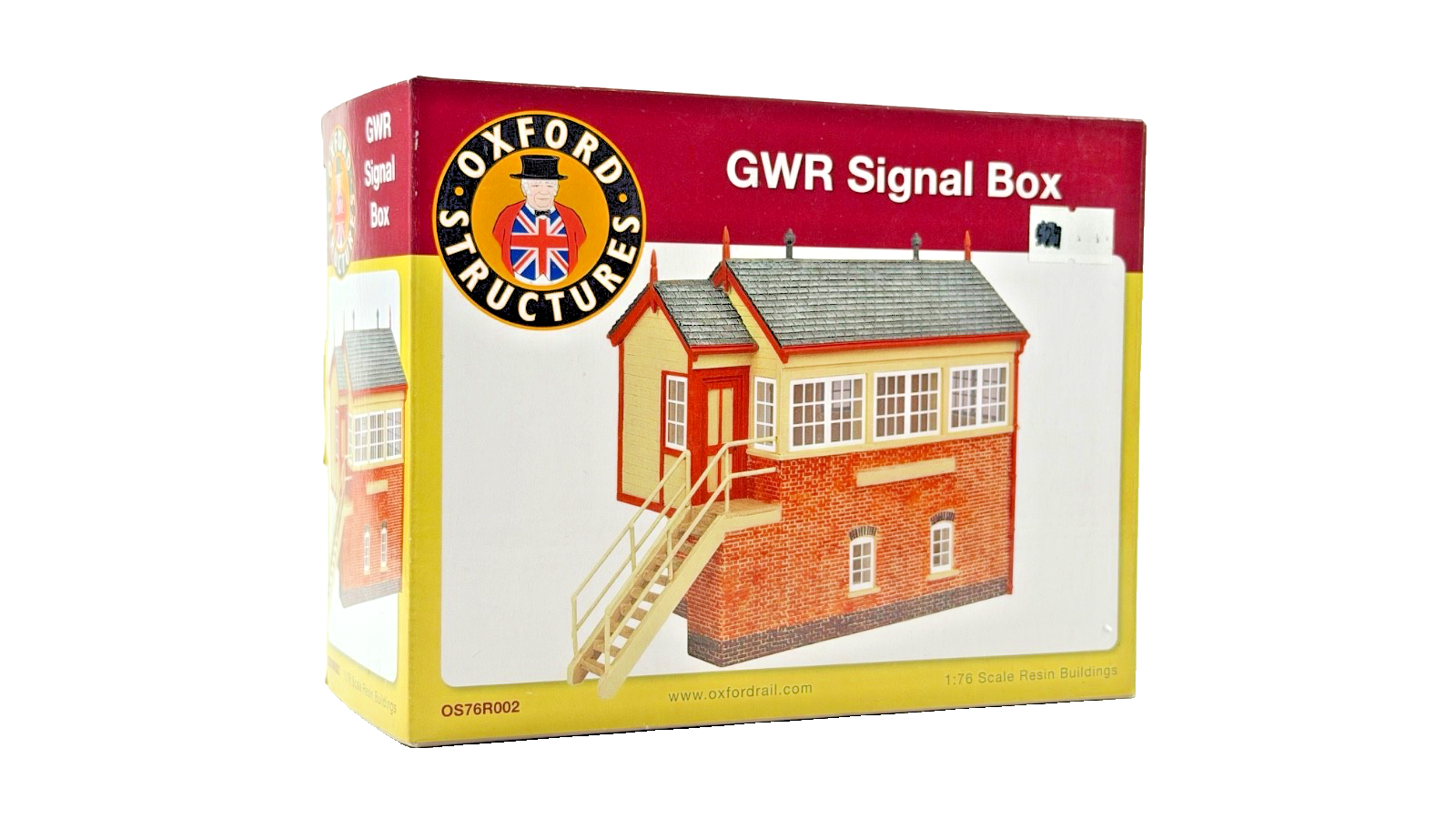 OXFORD RAIL STRUCTURES OO GAUGE - OS76R002 - GWR SIGNAL BOX - BOXED
