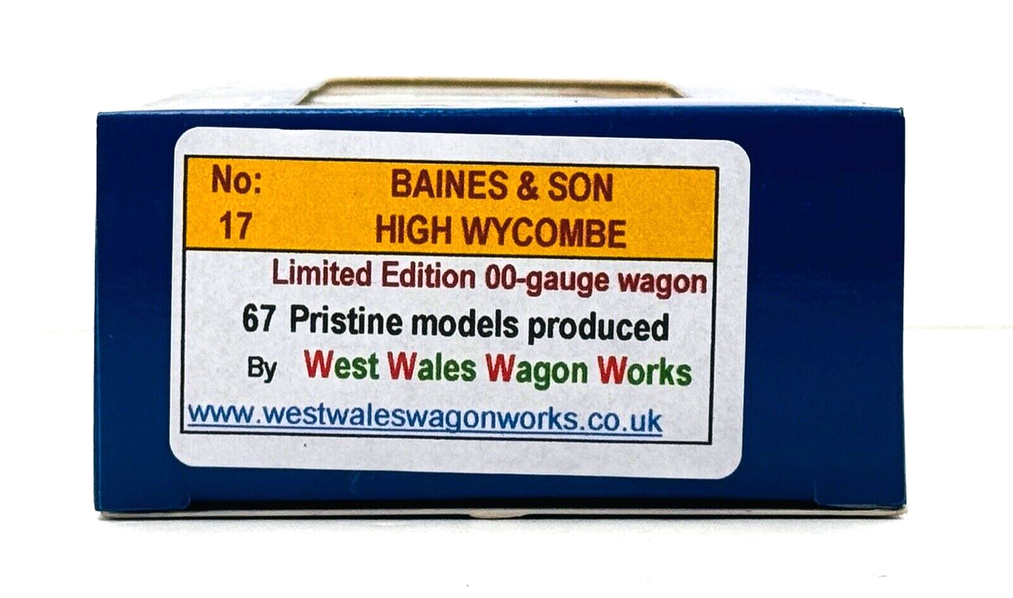 DAPOL 00 GAUGE - BAINES & SON COAL MERCHANTS HIGH WYCOMBE 655 (LIMITED EDITION)