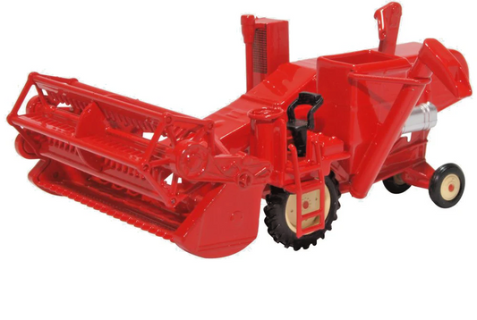 OXFORD DIECAST 1/76 SCALE - CHV001 - COMBINE HARVESTER RED & CREAM - NEW