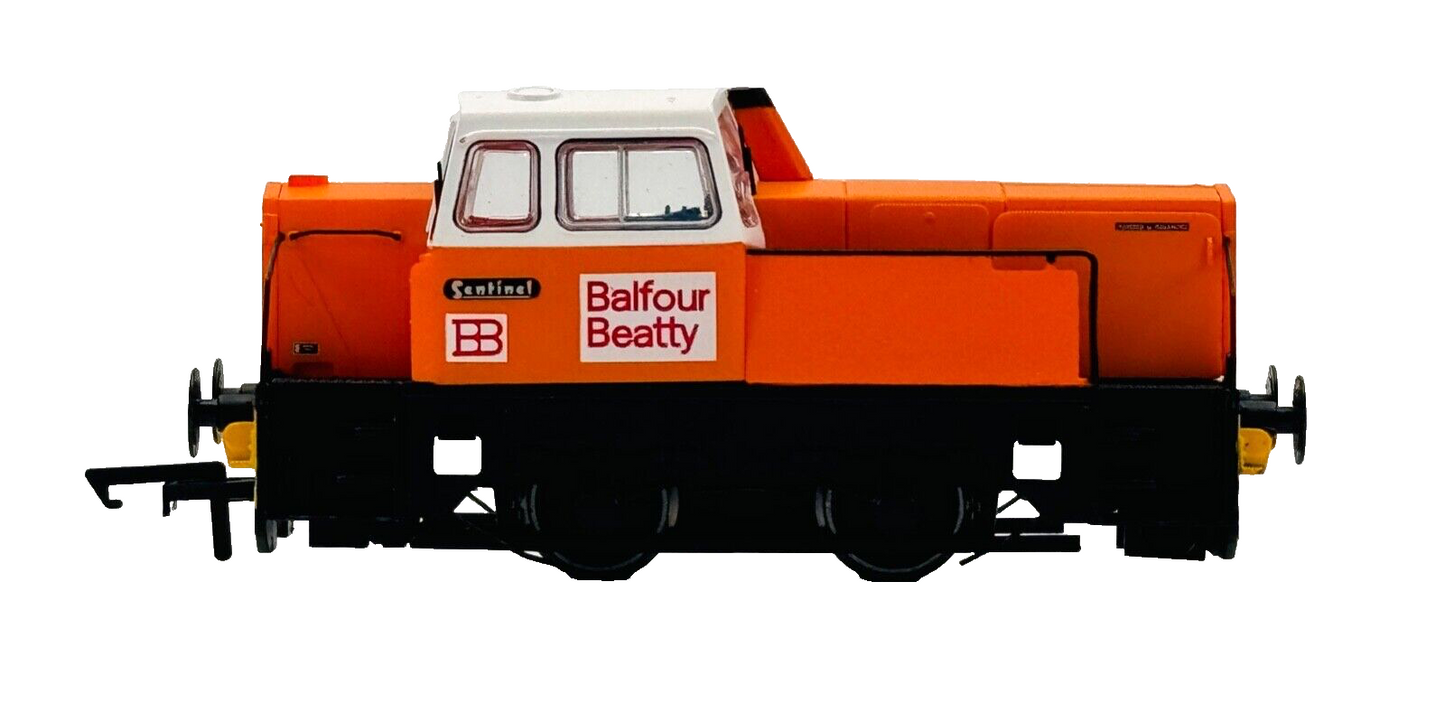 HORNBY 00 GAUGE - R3353 - 4WDH BALFOUR BEATTY SENTINEL DIESEL LOCOMOTIVE BOXED