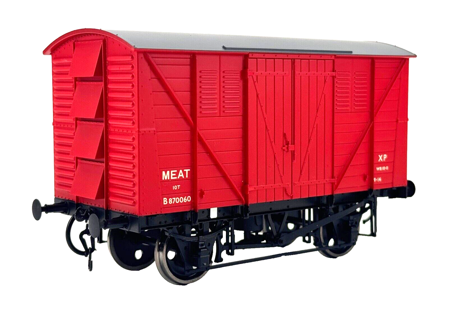 DAPOL O GAUGE - 7F-054-001 - BR MEAT VAN CRIMSON WAGON 870060 - BOXED