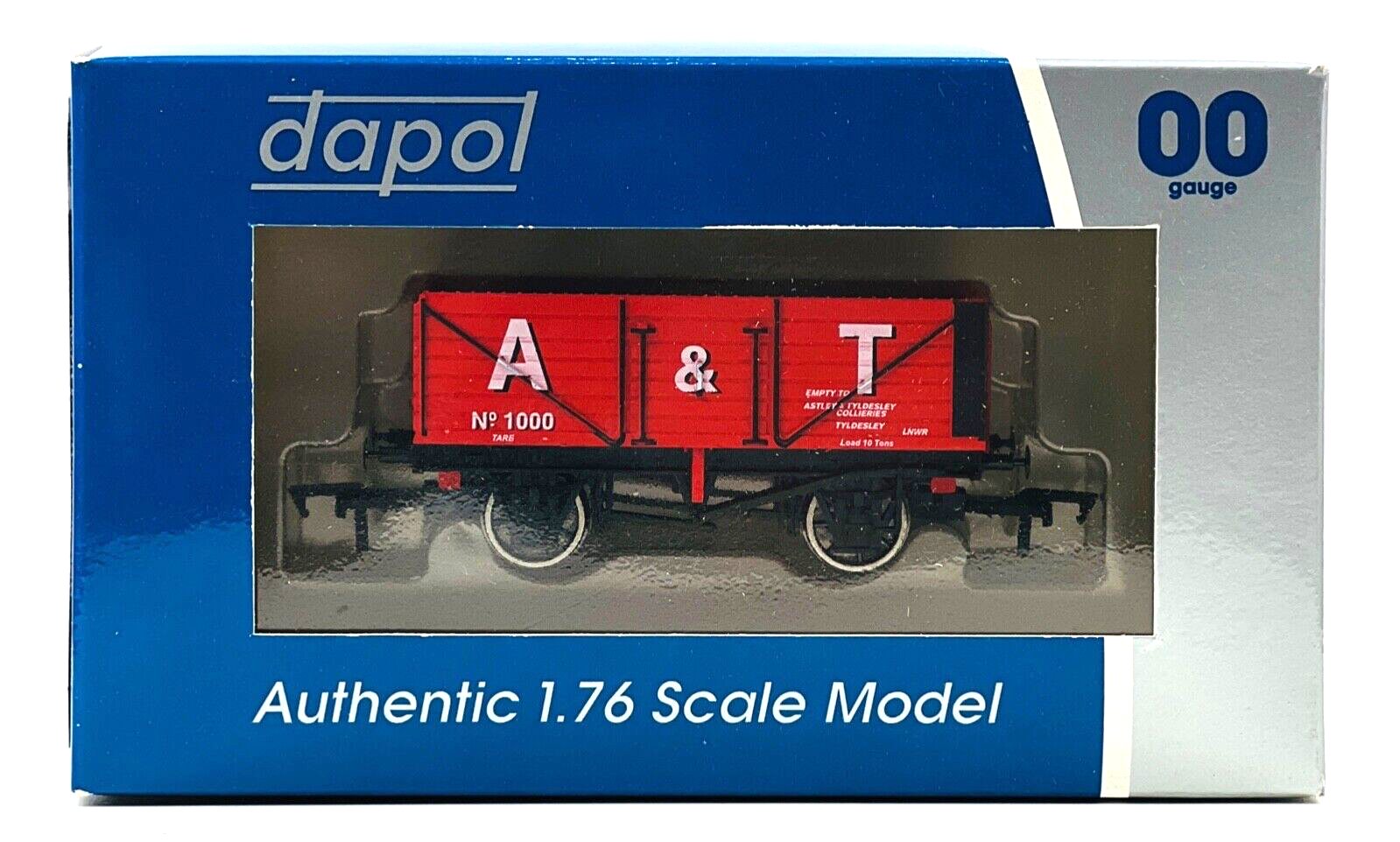 DAPOL 00 GAUGE - ASTLEY & TYLDESLEY COLLIERIES A&T RED NO.1000 (LIMITED EDITION)