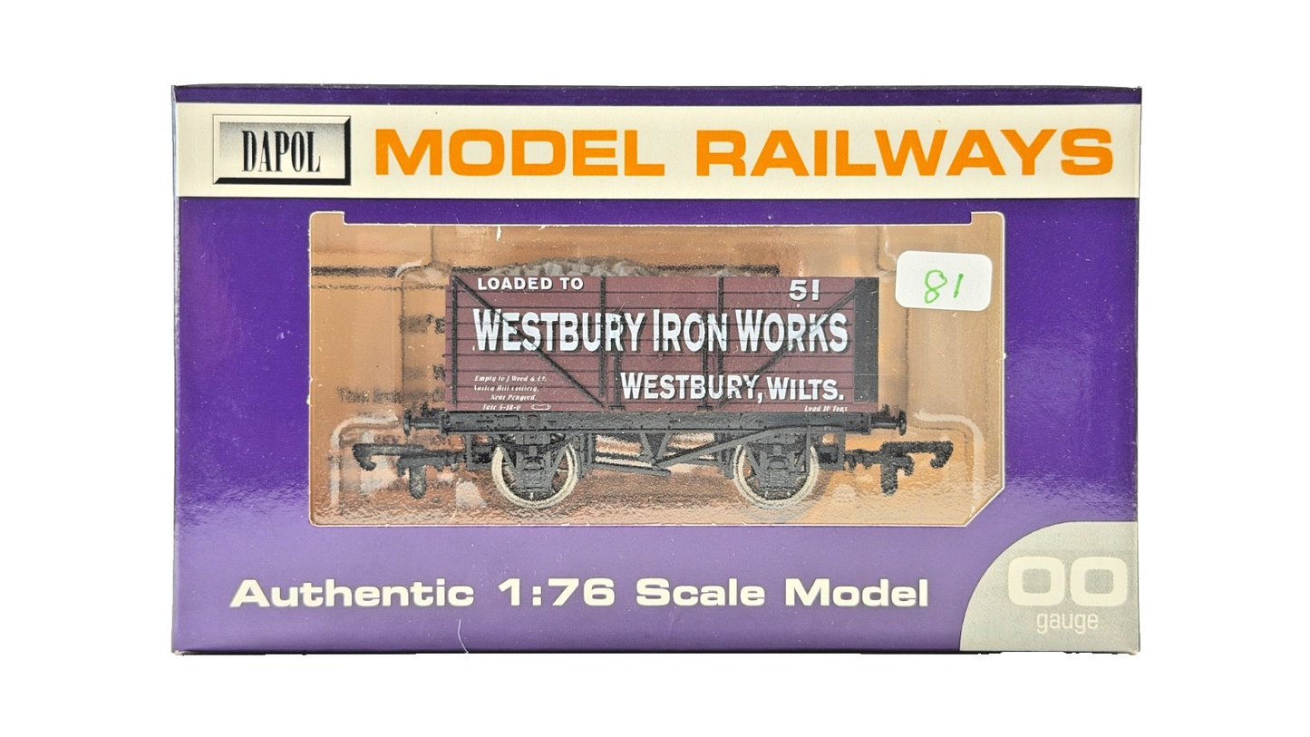 DAPOL 00 GAUGE - WESTBURY IRON WORKS WILTS WAGON NO.51 (LIMITED EDITION)