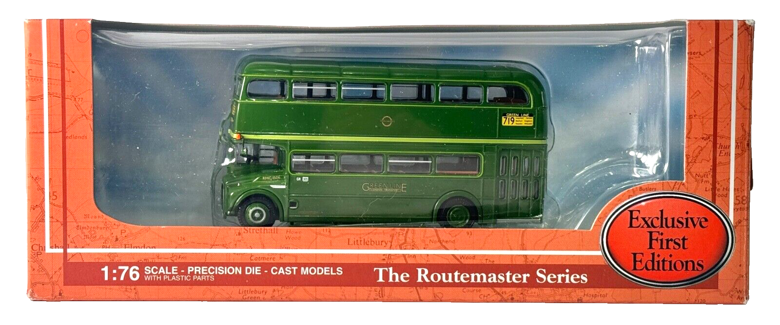 EFE 1/76 SCALE - 31701 - RMC ROUTEMASTER GREENLINE LONDON BUS - BOXED