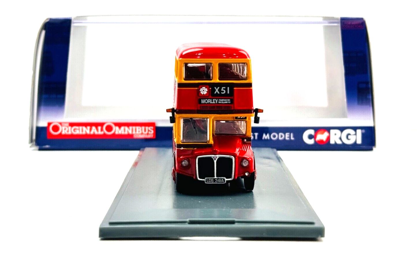 CORGI OOC 1/76 SCALE - OM46308A - ROUTEMASTER 'BLACK PRINCE' X51 MORLEY BOXED