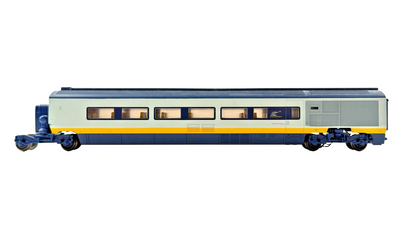 HORNBY OO GAUGE - CLASS 373 EUROSTAR FOUR CAR EMU SET UNBOXED
