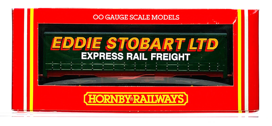 HORNBY 00 GAUGE - R6101 - CURTAIN SIDED VAN 'EDDIE STOBART LTD' - BOXED