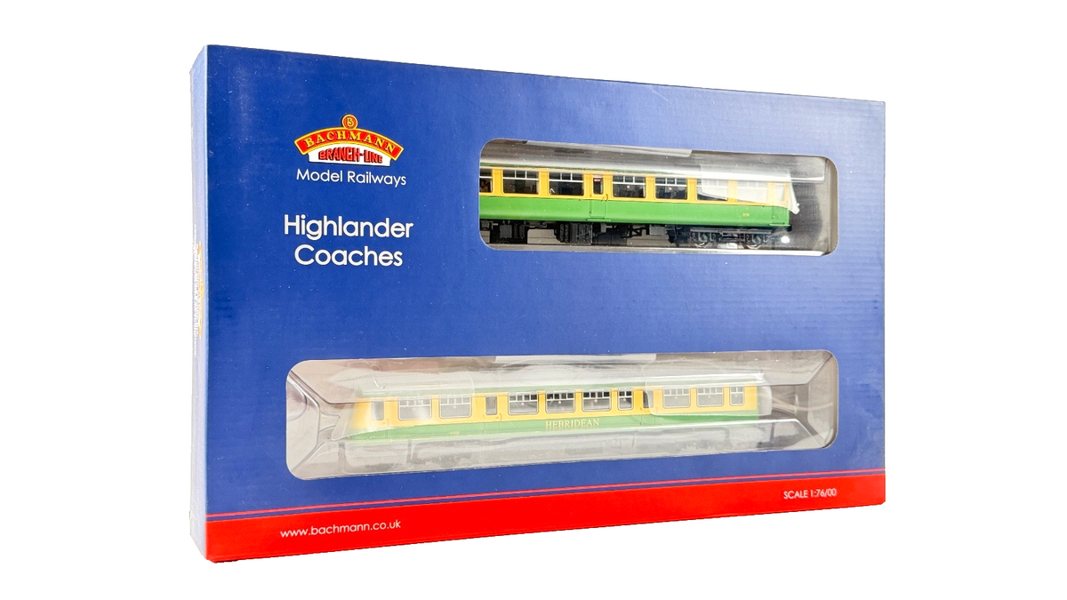 BACHMANN OO GAUGE - 39-005 - HIGHLANDER COACH PACK BR MK2A TSO & 101 DTCL SET