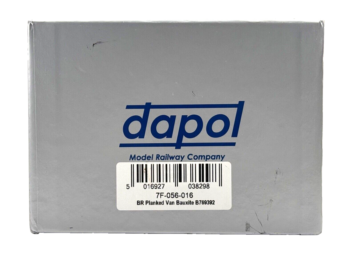 DAPOL O GAUGE - 7F-056-016 - BR PLANKED VAN BAUXITE B769392 - BOXED