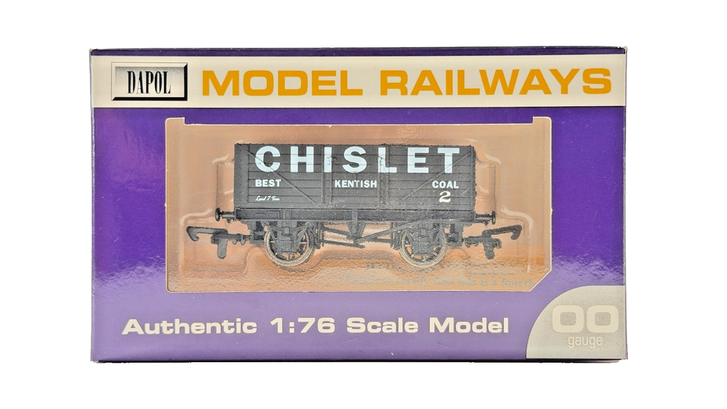 DAPOL 00 GAUGE - CHISLET COLLIERY BEST KENTISH COAL WAGON NO.2 (LIMITED EDITION)