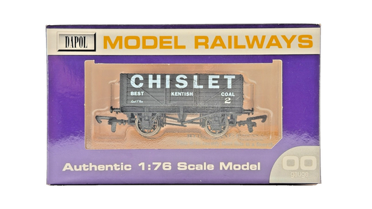 DAPOL 00 GAUGE - CHISLET COLLIERY BEST KENTISH COAL WAGON NO.2 (LIMITED EDITION)