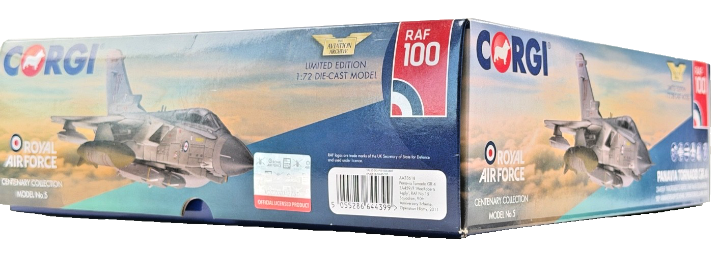 CORGI 1:72 SCALE - AA33618 - PANAVIA TORNADO GR.4 MACROBERTS RAF 15 SQUADRON