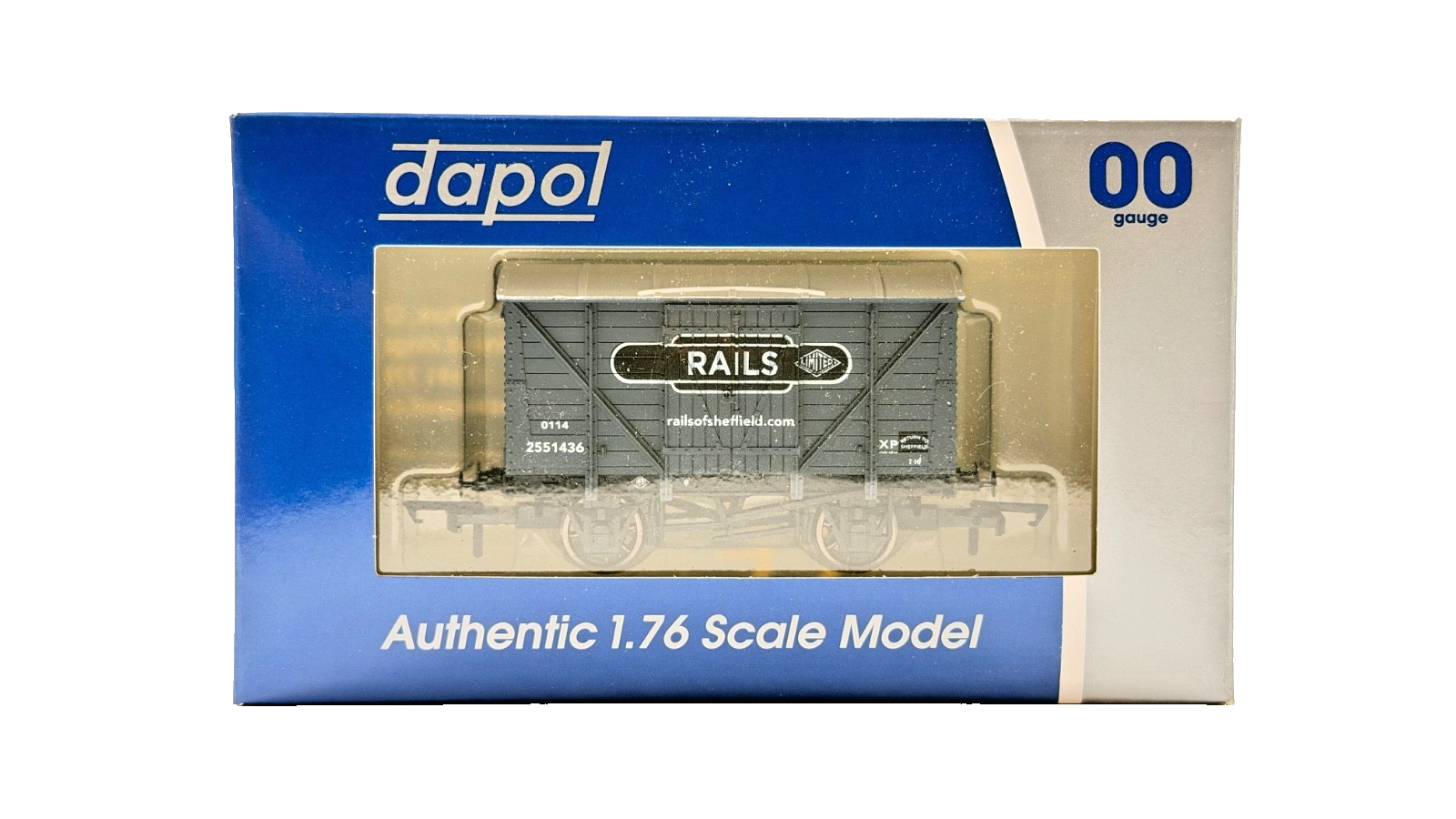 DAPOL 00 GAUGE - RAILS OF SHEFFIELD PROMOTIONAL VENT VAN (LIMITED EDITION)