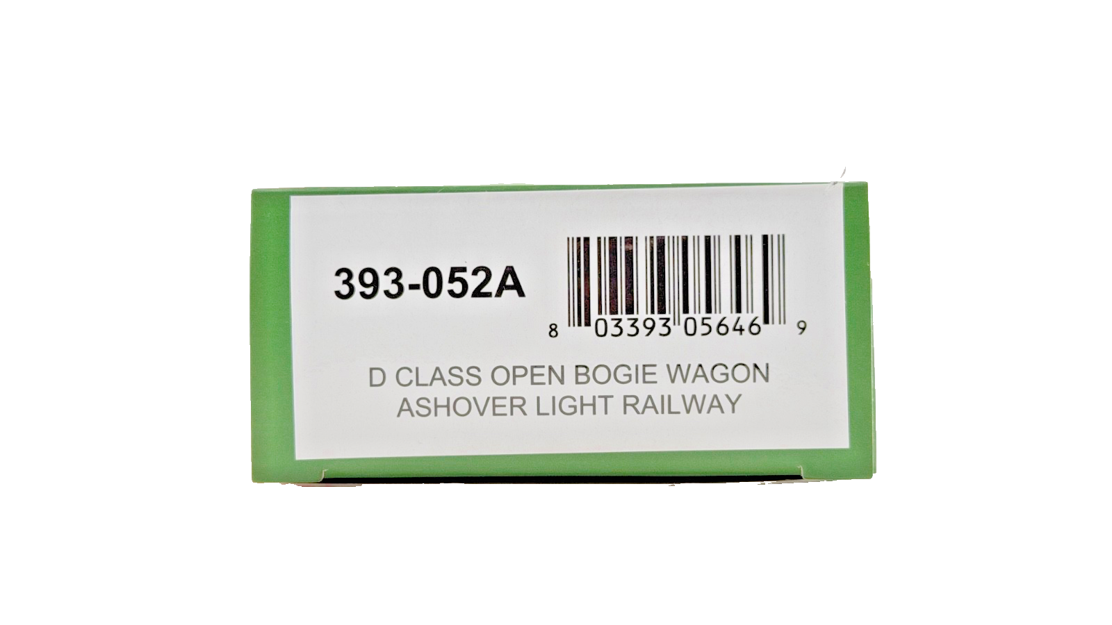 BACHMANN OO9 SCALE - 393-052A - D CLASS OPEN BOGIE WAGON ASHOVER LIGHT RAILWAY