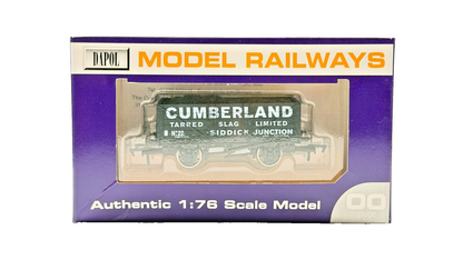 DAPOL 00 GAUGE - CUMBERLAND TARRED SLAG SIDDICK JUNCTION 22 (LIMITED EDITION)