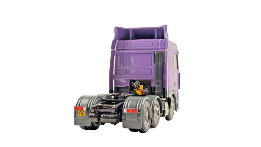 CORGI 1/50 SCALE DIECAST DAF XF PLAIN PURPLE 6X2 TRACTOR UNIT UNBOXED