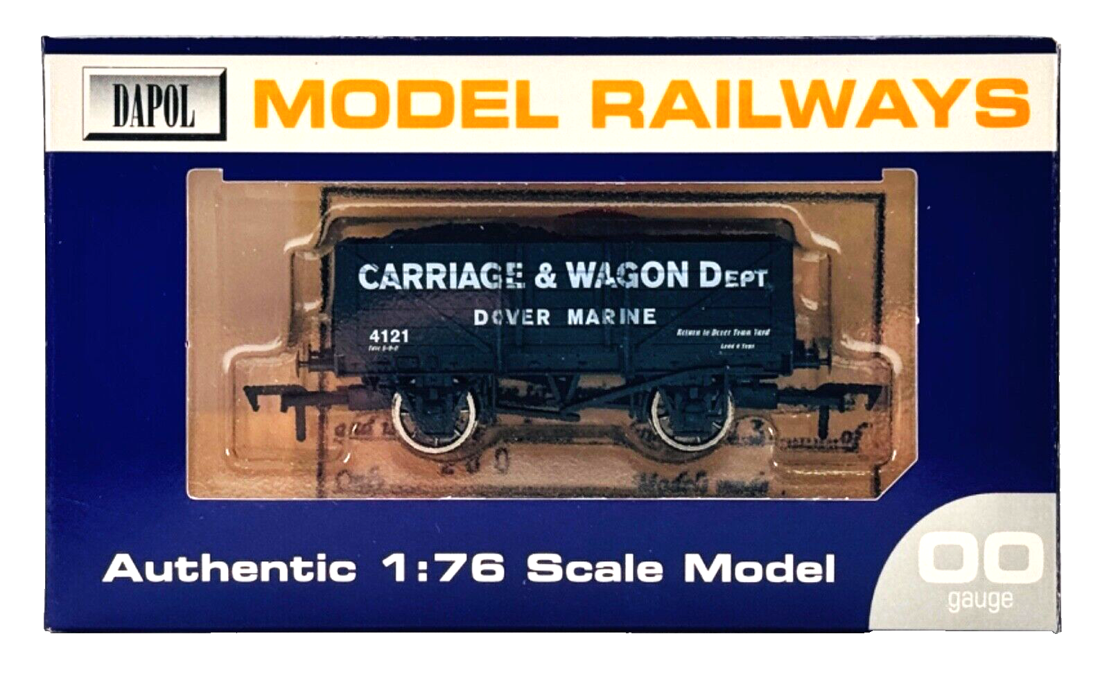 DAPOL 00 GAUGE - CARRIAGE & WAGON DEPT DOVER MARINE WAGON 4121 (LIMITED EDITION)