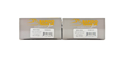RAPIDO OO GAUGE - 908009/908010 - IRON MINK GWR SALVAGE FOR VICTORY WHITE/YELLOW