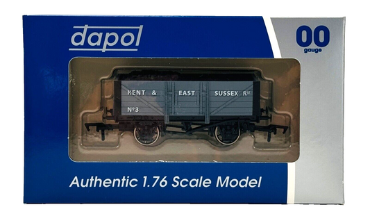 DAPOL 00 GAUGE - KENT & EAST SUSSEX RAILWAY PLANK WAGON NO.3 (LIMITED EDITION)