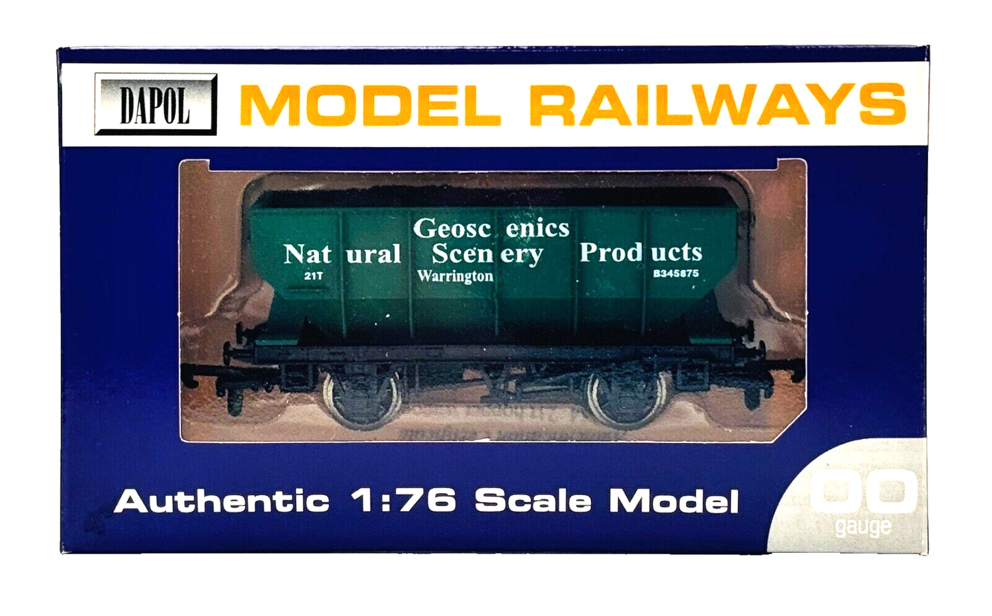 DAPOL 00 GAUGE - GEOSCENICS NATURAL SCENERY PRODUCTS HOPPER (LIMITED EDITION)