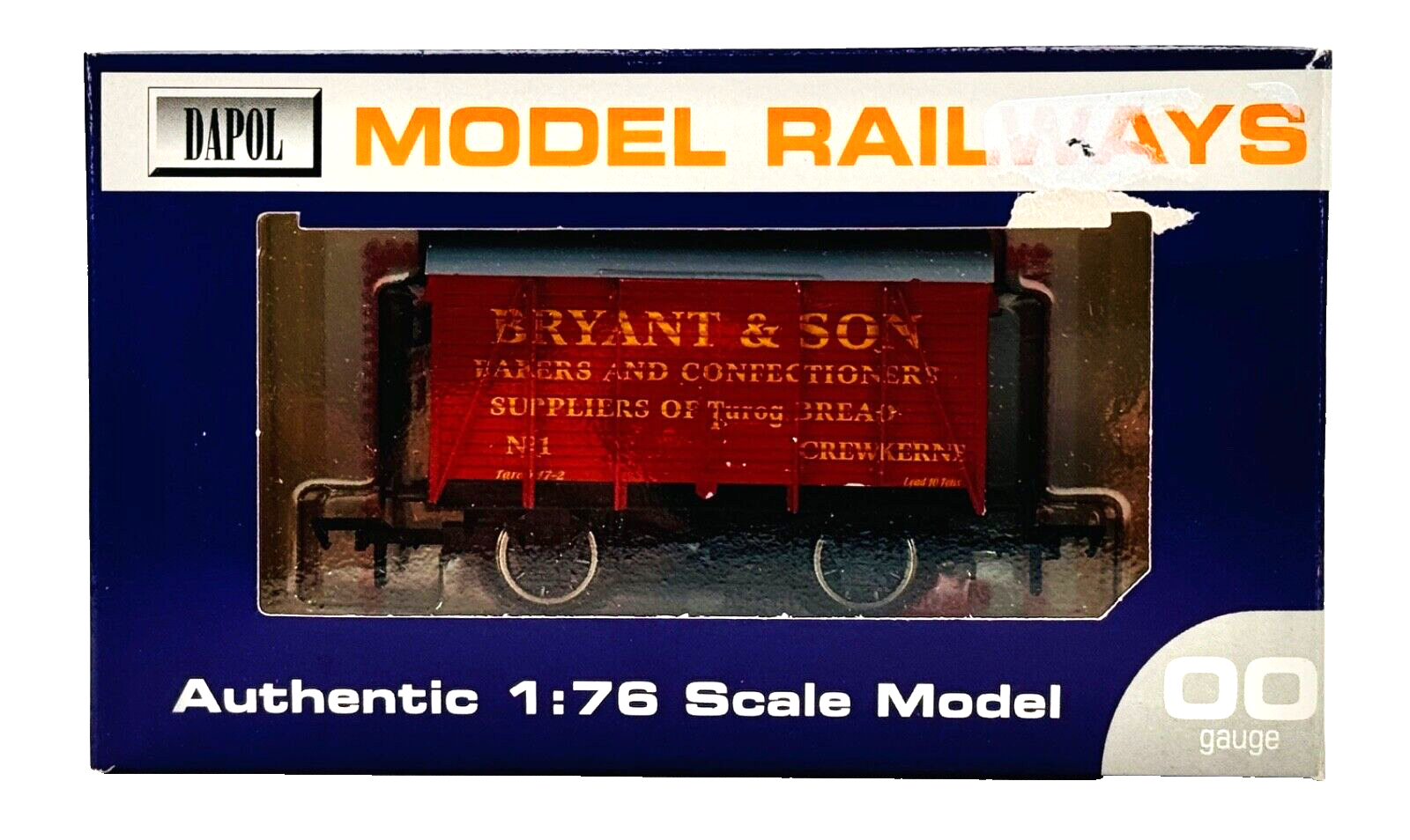 DAPOL 00 GAUGE - BRYANT & SONS OF CREWKERNE VENT VAN NO.1 (LIMITED EDITION)