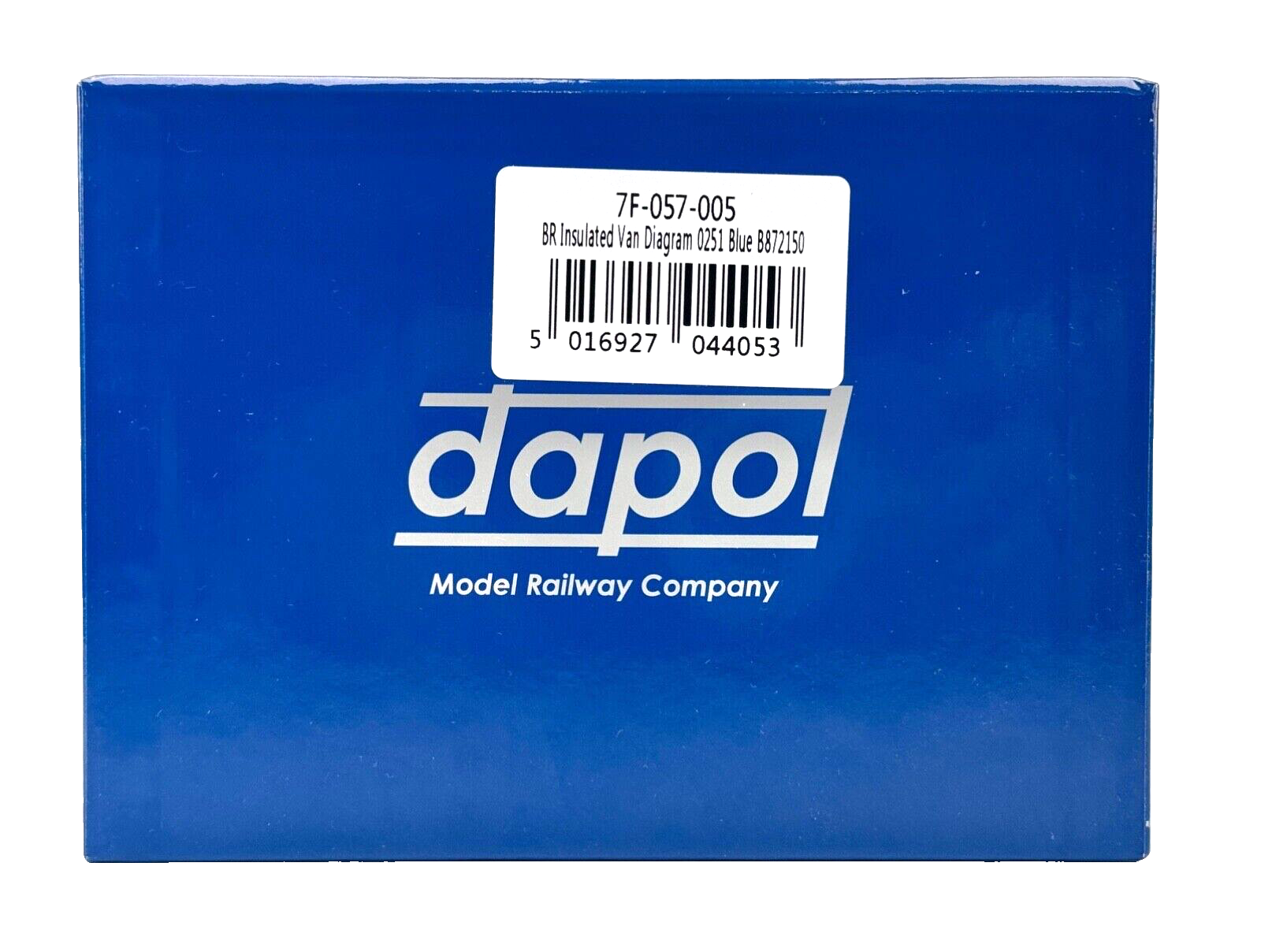 DAPOL O GAUGE - 7F-057-005 - BR INSULATED VAN DIAGRAM 0251 BLUE WAGON B872150