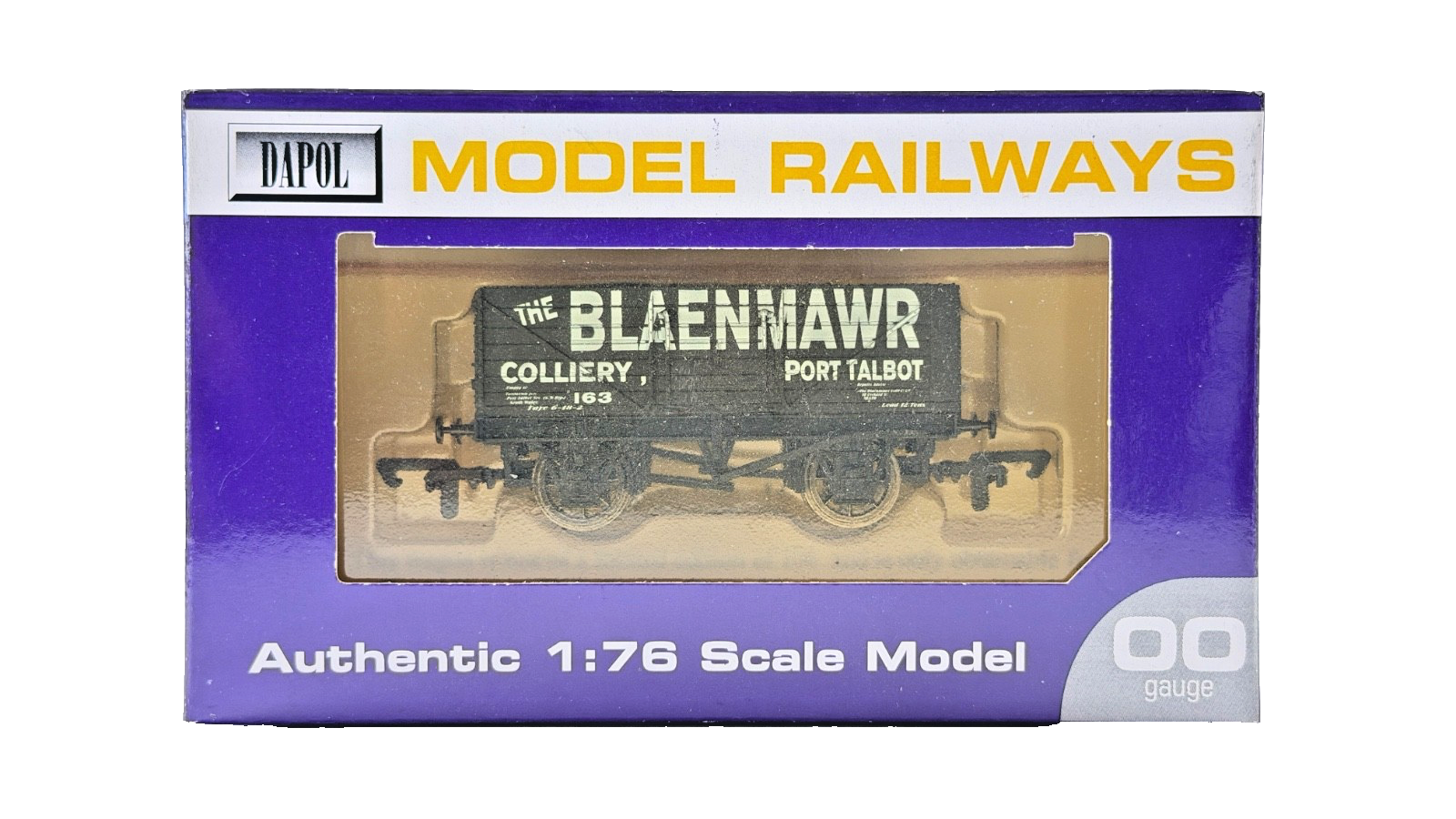 DAPOL 00 GAUGE - BLAENMAWR COLLIERY PORT TALBOT WAGON 163 (LIMITED EDITION)