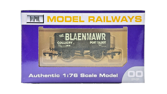 DAPOL 00 GAUGE - BLAENMAWR COLLIERY PORT TALBOT WAGON 163 (LIMITED EDITION)