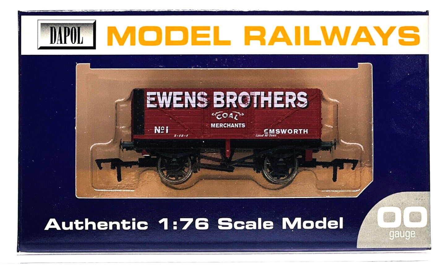 DAPOL 00 GAUGE - EWENS BROTHERS COAL MERCHANTS EMSWORTH NO.1 (WESSEX WAGONS)