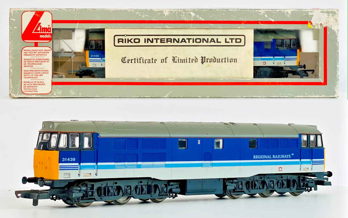 LIMA 00 GAUGE - L205069 - CLASS 31 DIESEL 31439 REGIONAL RAILWAYS LIMITED ED.