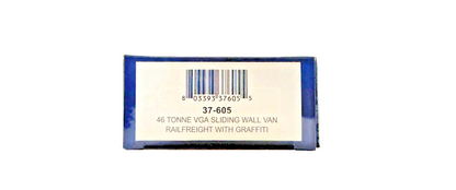 BACHMANN OO GAUGE - 37-605 - 46 TONNE VGA SLIDING WALL VAN RAILFREIGHT GRAFFITI