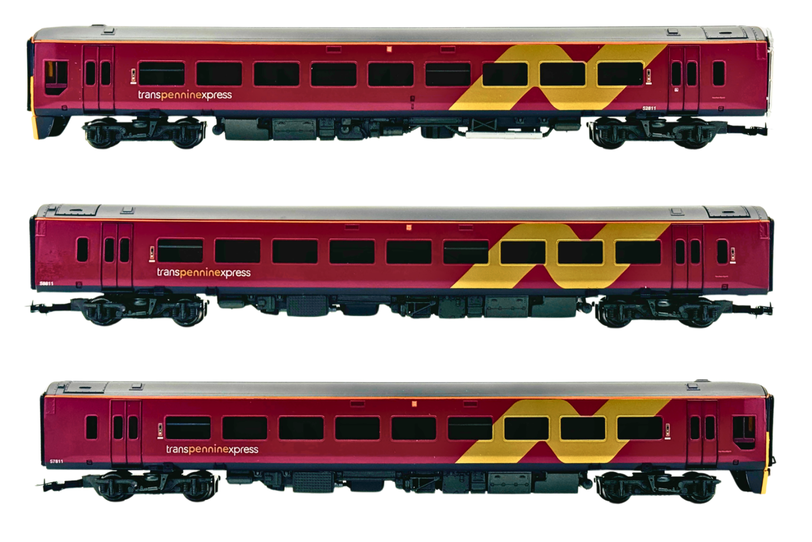 BACHMANN 00 GAUGE - 31-513 - CLASS 158 DMU 3 CAR 'TRANSPENNINE EXPRESS' BOXED