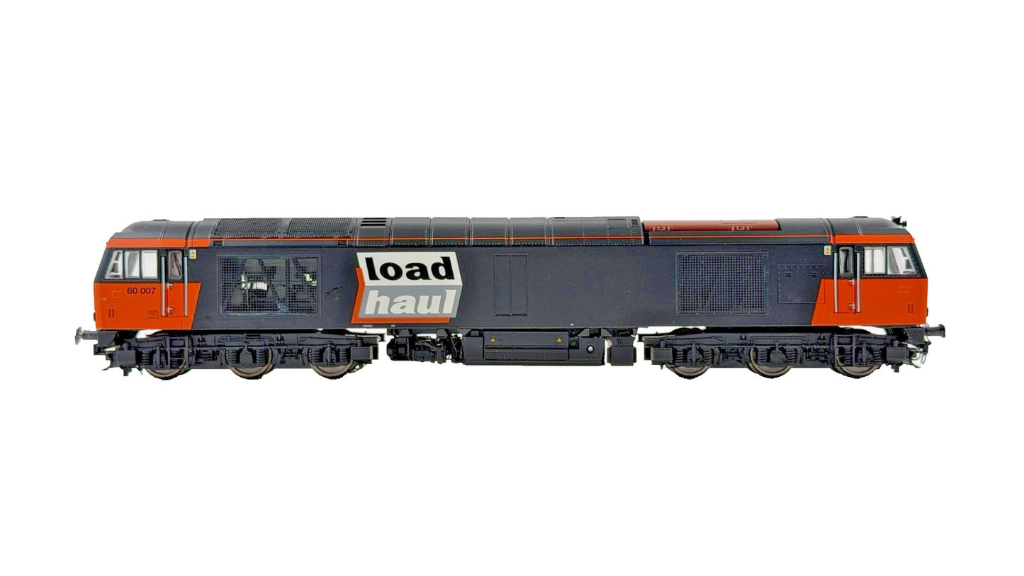 HORNBY OO GAUGE - R2489 - CLASS 60 DIESEL 60007 LOADHAUL ORANGE BLACK DCC FITTED