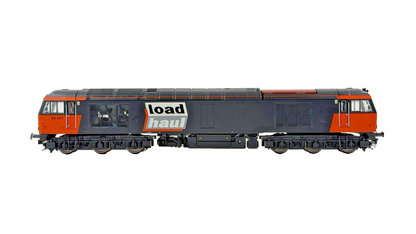 HORNBY OO GAUGE - R2489 - CLASS 60 DIESEL 60007 LOADHAUL ORANGE BLACK DCC FITTED