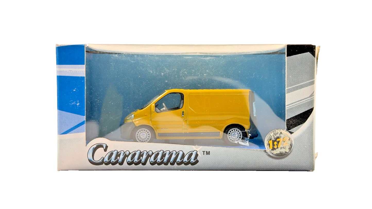 CARARAMA 1/72 SCALE - RENAULT TRAFIC PANEL VAN YELLOW - BOXED