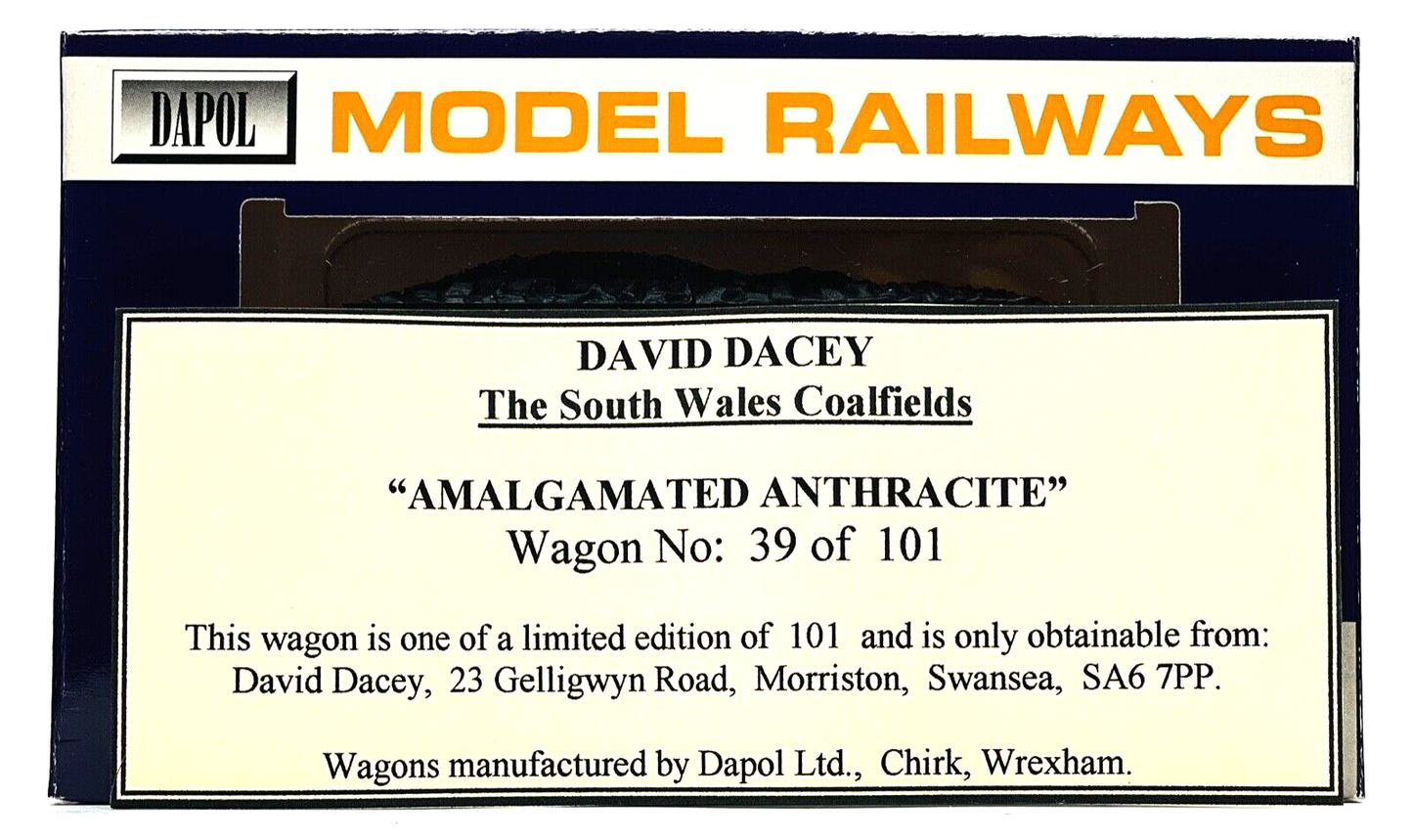 DAPOL 00 GAUGE - 'AMALGAMATED ANTHRACITE' AAC SOUTH WALES (DAVID DACEY LTD ED)