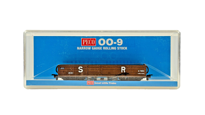 PECO OO9 SCALE - GR-231 - L&B LYNTON & BARNSTAPLE 8 TON OPEN WAGON SR BROWN