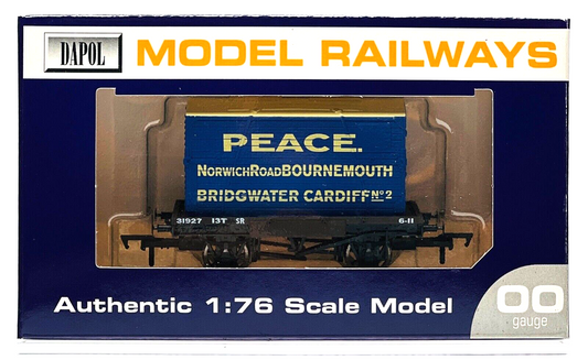 DAPOL 00 GAUGE - PEACE NORWICH ROAD BOURNEMOUTH CONFLAT 2 (BURNHAM LIMITED ED)