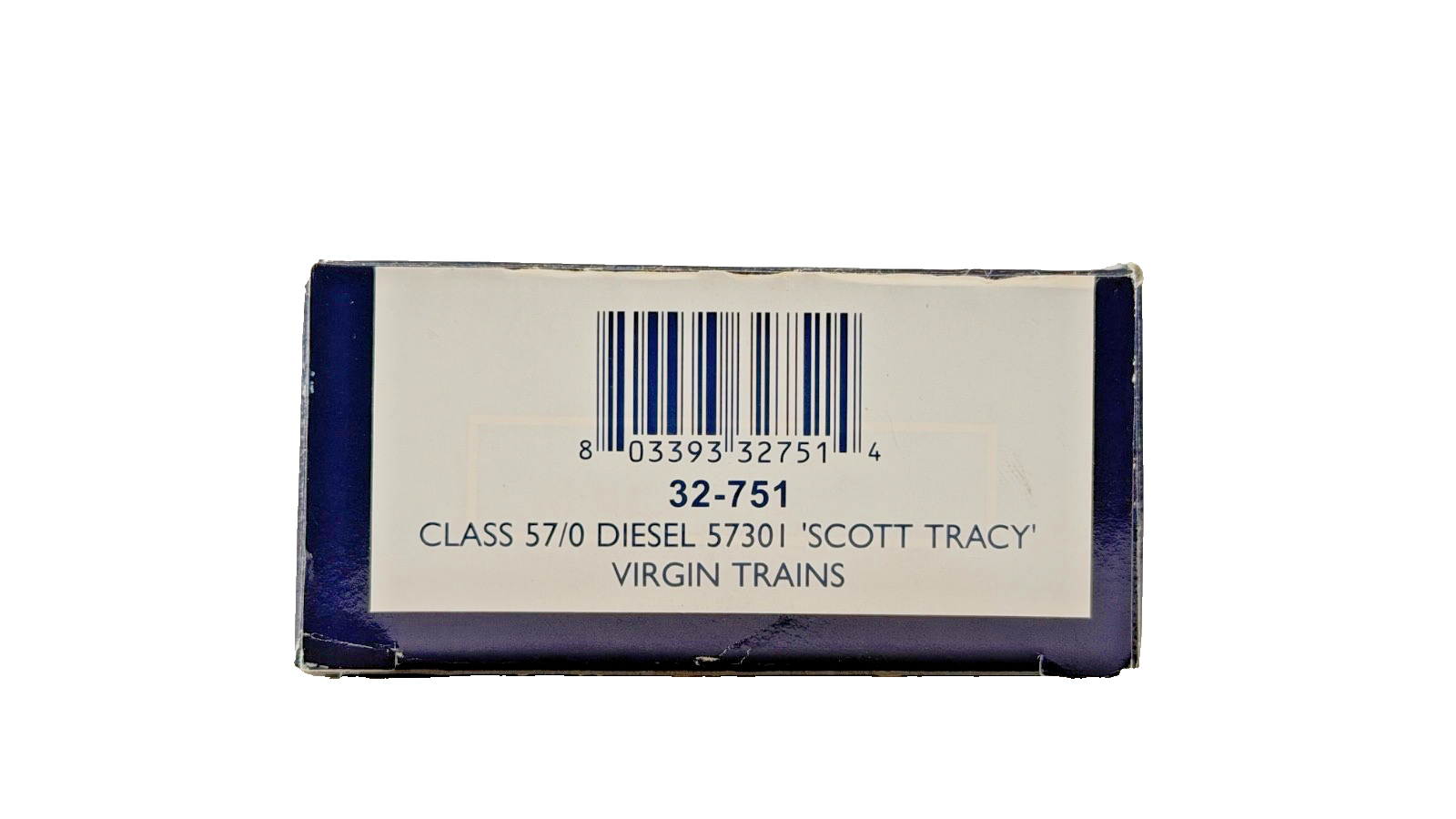 BACHMANN OO GAUGE - 32-751 - CLASS 57/0 DIESEL 57301 SCOTT TRACY VIRGIN TRAINS