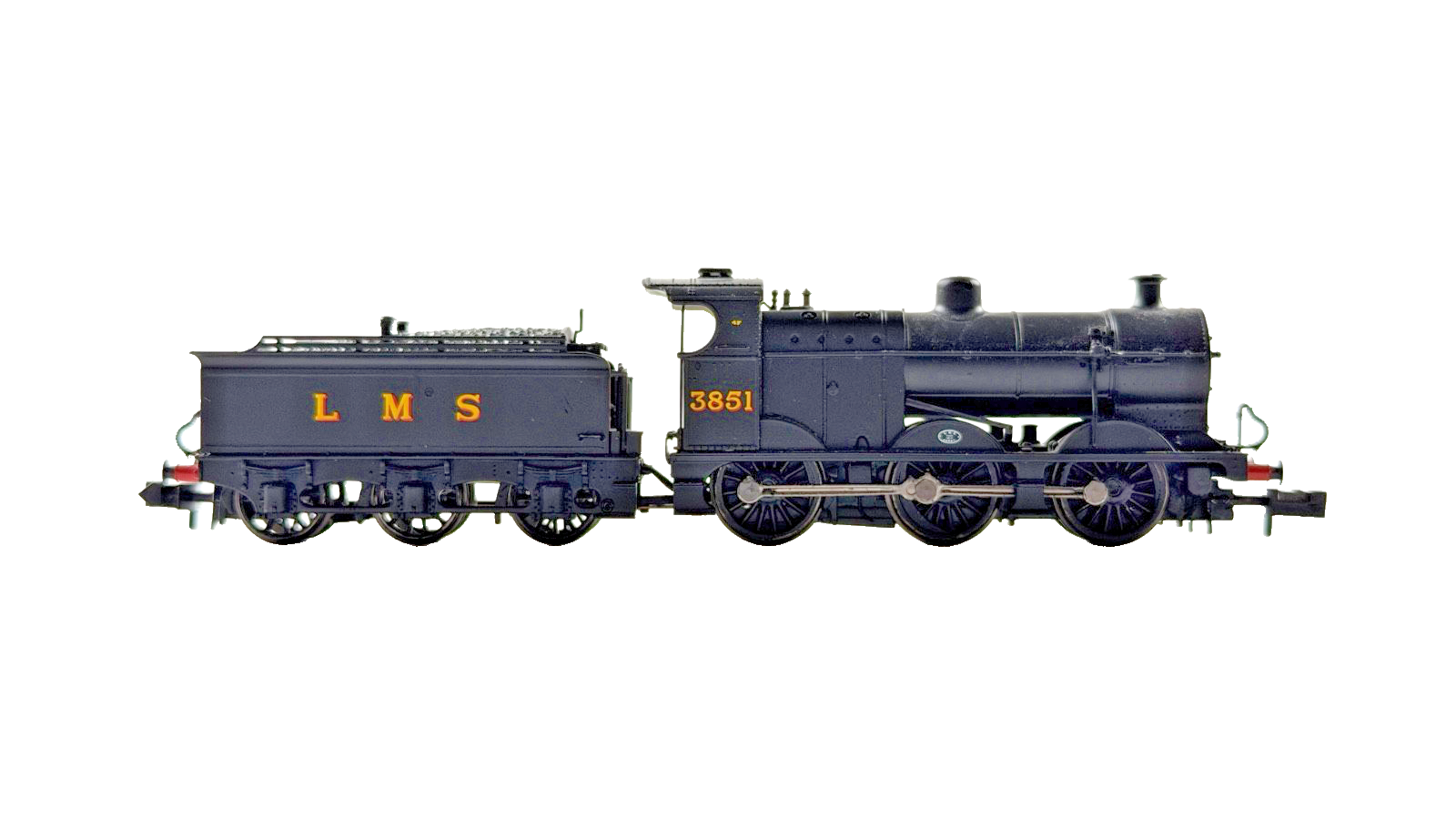 GRAHAM FARISH N GAUGE - 372-061 - MIDLAND CLASS 4F 3851 LMS BLACK LOCOMOTIVE