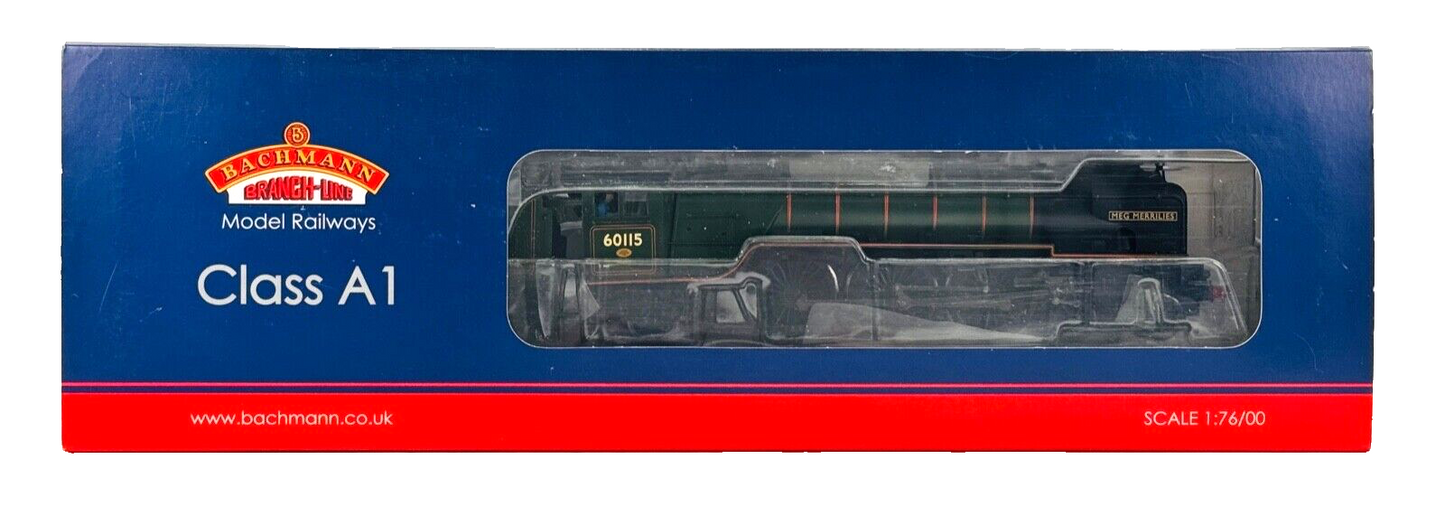 BACHMANN 00 GAUGE - 32-558 - CLASS A1 'MEG MERRILIES' 60115 BR GREEN - DCC SOUND