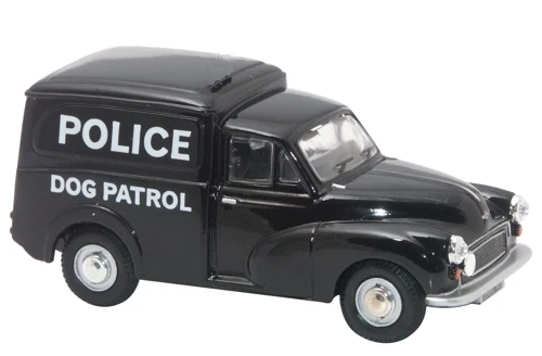 OXFORD DIECAST 1/76 SCALE - 76MM036 - MORRIS MINOR VAN POLICE DOG PATROL - NEW