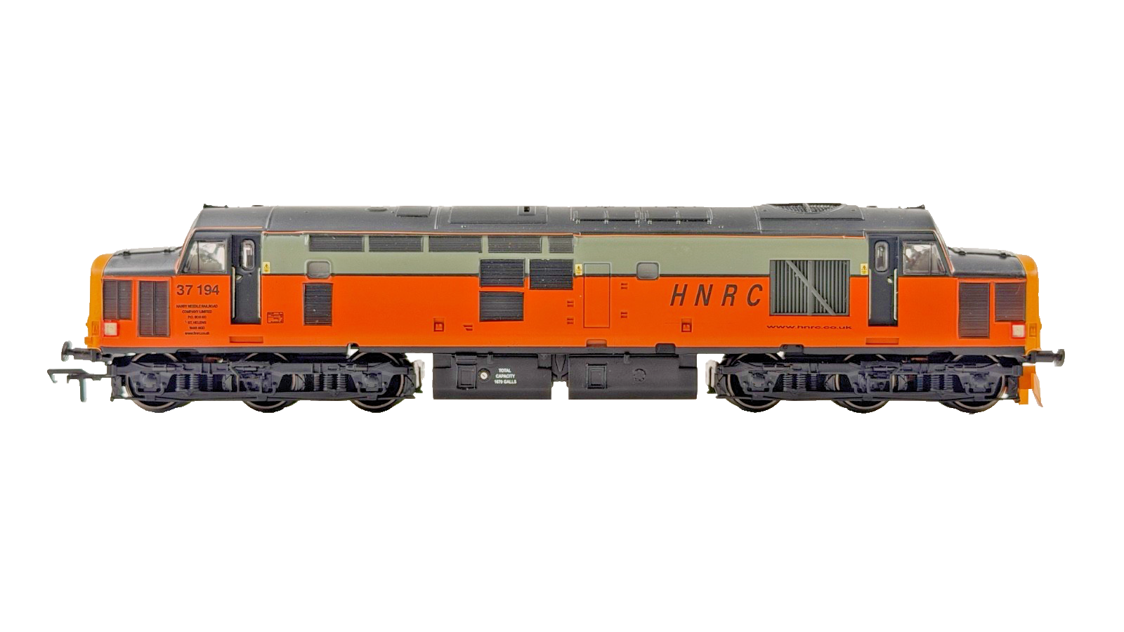 BACHMANN OO GAUGE - CLASS 37 HNRC 37194 HARRY NEEDLE RAILROAD COMPANY RESPRAY