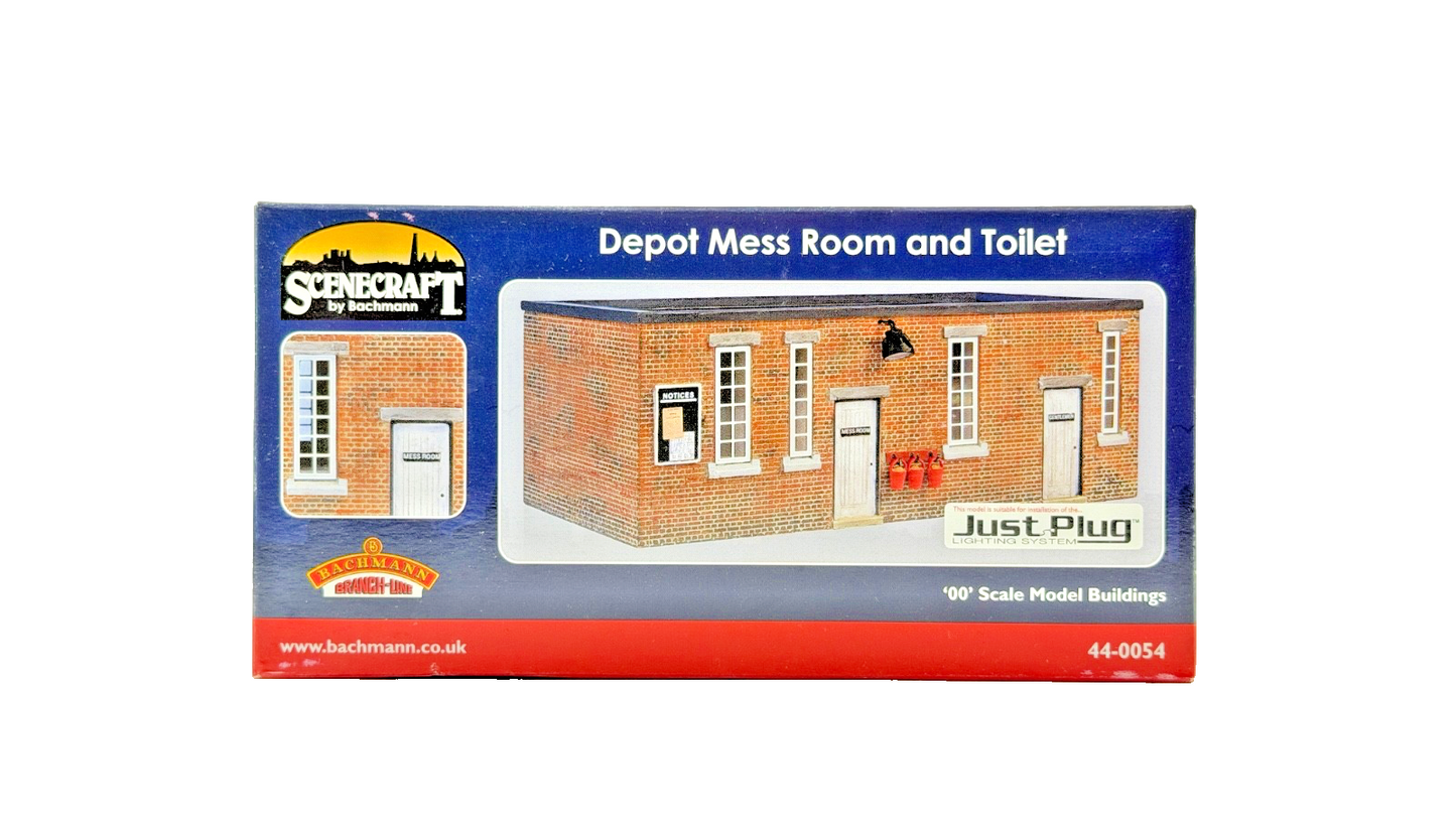 BACHMANN OO GAUGE SCENECRAFT - 44-0054 - DEPOT MESS ROOM AND TOILET - NEW
