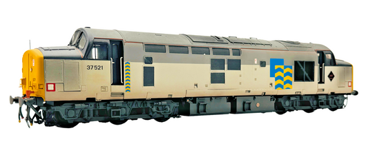 DJH O GAUGE - CLASS 37 DIESEL 37521 RAILFREIGHT PETROLEUM SECTOR - WEATHERED